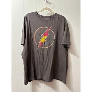The Flash T-shirt Justice League DC Comics Grey Superhero Men’s Size 3x